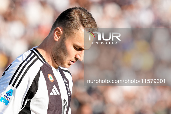 Teun Koopmeiners of Juventus FC looks dejected during the Serie A Enilive match between Empoli FC and Juventus FC at Stadio Carlo Castellani...