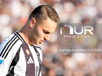 Teun Koopmeiners of Juventus FC looks dejected during the Serie A Enilive match between Empoli FC and Juventus FC at Stadio Carlo Castellani...