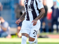 Douglas Luiz of Juventus FC in action during the Serie A Enilive match between Empoli FC and Juventus FC at Stadio Carlo Castellani on Septe...