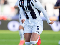 Dusan Vlahovic of Juventus FC during the Serie A Enilive match between Empoli FC and Juventus FC at Stadio Carlo Castellani on September 14,...