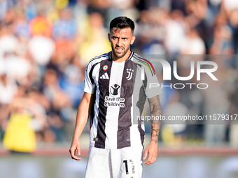 Nicolas Gonzalez of Juventus FC looks on during the Serie A Enilive match between Empoli FC and Juventus FC at Stadio Carlo Castellani on Se...