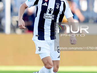 Teun Koopmeiners of Juventus FC in action during the Serie A Enilive match between Empoli FC and Juventus FC at Stadio Carlo Castellani on S...