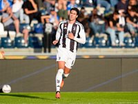 Dusan Vlahovic of Juventus FC during the Serie A Enilive match between Empoli FC and Juventus FC at Stadio Carlo Castellani on September 14,...