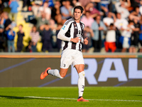 Dusan Vlahovic of Juventus FC during the Serie A Enilive match between Empoli FC and Juventus FC at Stadio Carlo Castellani on September 14,...