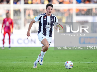 Andrea Cambiaso of Juventus FC during the Serie A Enilive match between Empoli FC and Juventus FC at Stadio Carlo Castellani on September 14...