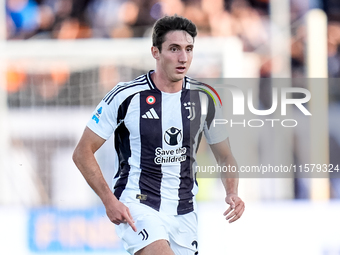 Andrea Cambiaso of Juventus FC during the Serie A Enilive match between Empoli FC and Juventus FC at Stadio Carlo Castellani on September 14...