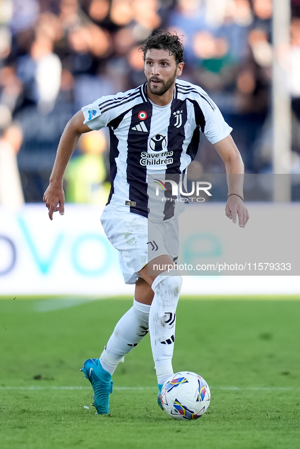 Manuel Locatelli of Juventus FC during the Serie A Enilive match between Empoli FC and Juventus FC at Stadio Carlo Castellani on September 1...