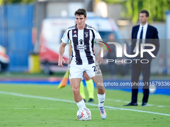 Andrea Cambiaso of Juventus FC during the Serie A Enilive match between Empoli FC and Juventus FC at Stadio Carlo Castellani on September 14...