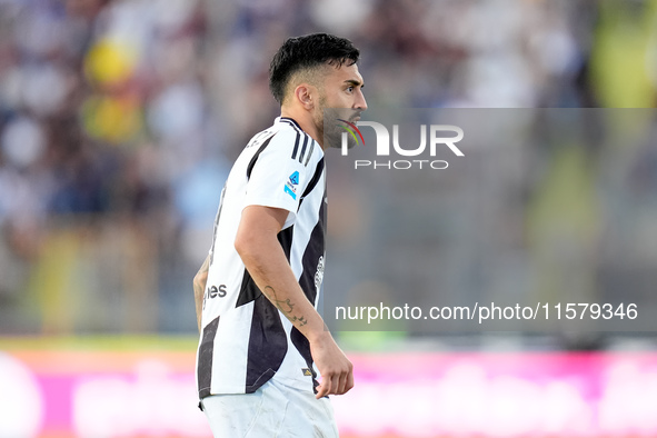 Nicolas Gonzalez of Juventus FC looks on during the Serie A Enilive match between Empoli FC and Juventus FC at Stadio Carlo Castellani on Se...