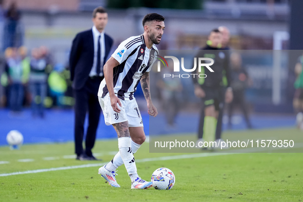 Nicolas Gonzalez of Juventus FC in action during the Serie A Enilive match between Empoli FC and Juventus FC at Stadio Carlo Castellani on S...