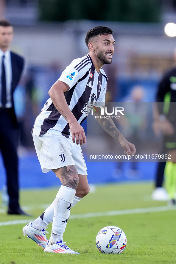 Nicolas Gonzalez of Juventus FC in action during the Serie A Enilive match between Empoli FC and Juventus FC at Stadio Carlo Castellani on S...