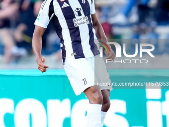 Bremer of Juventus FC during the Serie A Enilive match between Empoli FC and Juventus FC at Stadio Carlo Castellani on September 14, 2024 in...