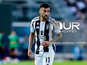 Nicolas Gonzalez of Juventus FC looks on during the Serie A Enilive match between Empoli FC and Juventus FC at Stadio Carlo Castellani on Se...