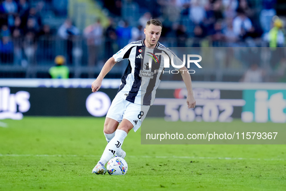 Teun Koopmeiners of Juventus FC during the Serie A Enilive match between Empoli FC and Juventus FC at Stadio Carlo Castellani on September 1...