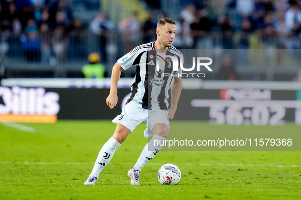 Teun Koopmeiners of Juventus FC during the Serie A Enilive match between Empoli FC and Juventus FC at Stadio Carlo Castellani on September 1...