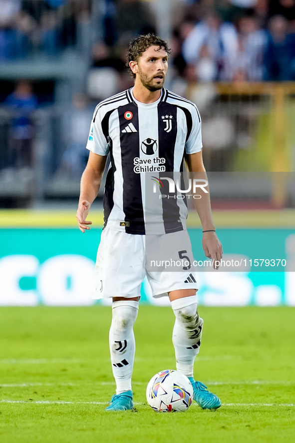 Manuel Locatelli of Juventus FC during the Serie A Enilive match between Empoli FC and Juventus FC at Stadio Carlo Castellani on September 1...