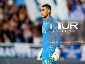 Devis Vasquez of Empoli FC looks on during the Serie A Enilive match between Empoli FC and Juventus FC at Stadio Carlo Castellani on Septemb...