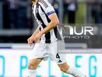 Federico Gatti of Juventus FC during the Serie A Enilive match between Empoli FC and Juventus FC at Stadio Carlo Castellani on September 14,...