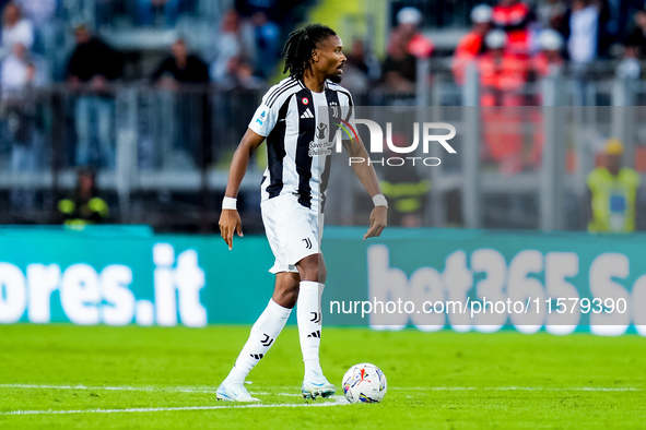 Khephren Thuram of Juventus FC during the Serie A Enilive match between Empoli FC and Juventus FC at Stadio Carlo Castellani on September 14...