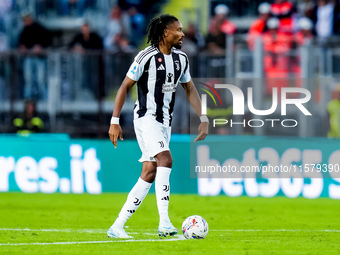 Khephren Thuram of Juventus FC during the Serie A Enilive match between Empoli FC and Juventus FC at Stadio Carlo Castellani on September 14...