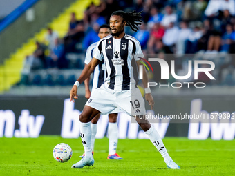 Khephren Thuram of Juventus FC during the Serie A Enilive match between Empoli FC and Juventus FC at Stadio Carlo Castellani on September 14...