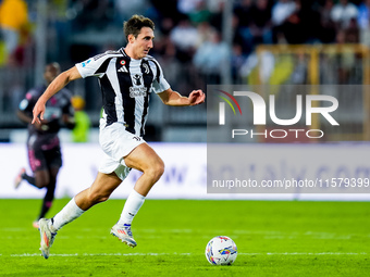 Andrea Cambiaso of Juventus FC during the Serie A Enilive match between Empoli FC and Juventus FC at Stadio Carlo Castellani on September 14...