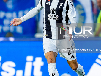 Nicolo' Fagioli of Juventus FC during the Serie A Enilive match between Empoli FC and Juventus FC at Stadio Carlo Castellani on September 14...