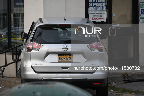 A man driving a vehicle sustains a gunshot wound to the head, loses control, and strikes a pedestrian in the St. Albans section of Queens, N...