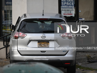 A man driving a vehicle sustains a gunshot wound to the head, loses control, and strikes a pedestrian in the St. Albans section of Queens, N...