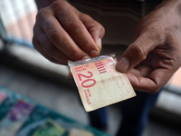 The Palestinian Yasser Abu Harbid, a 50-year-old displaced from northern Gaza to Deir al-Balah, lives in a school run by the United Nations...