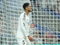 Jude Bellingham central midfield of Real Madrid and England lament a failed occasion during the UEFA Champions League 2024/25 League Phase M...