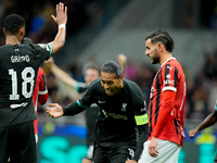 Virgil van Dijk of Liverpool FC celebrates after scoring second goal during the UEFA Champions League 2024/25 League Phase MD1 match between...