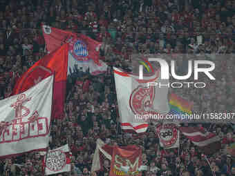      Bayern Munich fans  during the Champions League Round 1 match between Bayern Munich v Dinamo Zagreb, at the Allianz Arena, in Munich, G...