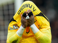 Mike Maignan of AC Milan leaves the pitch injured during the UEFA Champions League 2024/25 League Phase MD1 match between AC Milan and Liver...