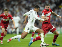 Jude Bellingham central midfield of Real Madrid and England during the UEFA Champions League 2024/25 League Phase MD1 match between Real Mad...