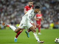 Jude Bellingham central midfield of Real Madrid and England during the UEFA Champions League 2024/25 League Phase MD1 match between Real Mad...