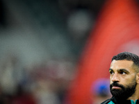 Mohamed Salah of Liverpool FC looks on during the UEFA Champions League 2024/25 League Phase MD1 match between AC Milan and Liverpool FC at...