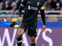 Virgil van Dijk of Liverpool FC during the UEFA Champions League 2024/25 League Phase MD1 match between AC Milan and Liverpool FC at Stadio...