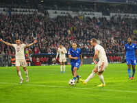 /#2/ //    controls the ball  during the Champions League Round 1 match between Bayern Munich v Dinamo Zagreb, at the Allianz Arena, in Muni...