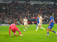 /#2/ //    controls the ball  during the Champions League Round 1 match between Bayern Munich v Dinamo Zagreb, at the Allianz Arena, in Muni...