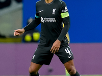 Virgil van Dijk of Liverpool FC during the UEFA Champions League 2024/25 League Phase MD1 match between AC Milan and Liverpool FC at Stadio...