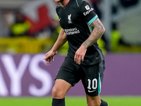 Alexis Mac Allister of Liverpool FC during the UEFA Champions League 2024/25 League Phase MD1 match between AC Milan and Liverpool FC at Sta...