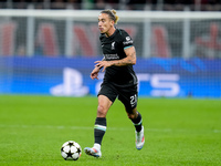 Kostas Tsimikas of Liverpool FC during the UEFA Champions League 2024/25 League Phase MD1 match between AC Milan and Liverpool FC at Stadio...