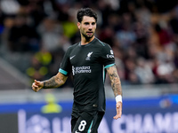 Dominik Szoboszlai of Liverpool FC looks on during the UEFA Champions League 2024/25 League Phase MD1 match between AC Milan and Liverpool F...