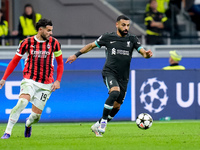 Mohamed Salah of Liverpool FC during the UEFA Champions League 2024/25 League Phase MD1 match between AC Milan and Liverpool FC at Stadio Sa...