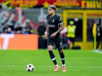 Luis Diaz of Liverpool FC during the UEFA Champions League 2024/25 League Phase MD1 match between AC Milan and Liverpool FC at Stadio San Si...