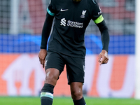 Virgil van Dijk of Liverpool FC during the UEFA Champions League 2024/25 League Phase MD1 match between AC Milan and Liverpool FC at Stadio...