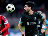 Dominik Szoboszlai of Liverpool FC during the UEFA Champions League 2024/25 League Phase MD1 match between AC Milan and Liverpool FC at Stad...