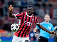 Youssouf Fofana of AC Milan during the UEFA Champions League 2024/25 League Phase MD1 match between AC Milan and Liverpool FC at Stadio San...