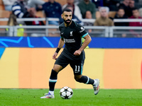 Mohamed Salah of Liverpool FC during the UEFA Champions League 2024/25 League Phase MD1 match between AC Milan and Liverpool FC at Stadio Sa...